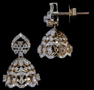 Diamond Studded Earrings