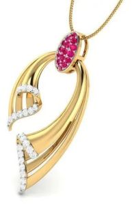 Gold Diamond Pendant