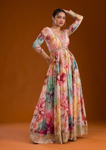 Printed Gown