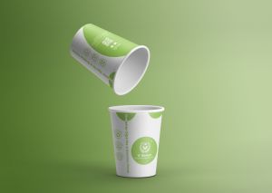 90ml Bio Compostable Paper Cup