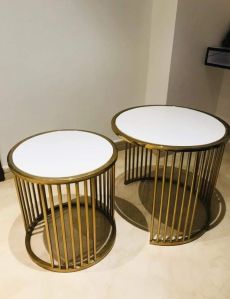 antique gold tea table