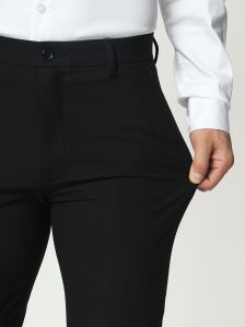 Jet Black Stretch Pants