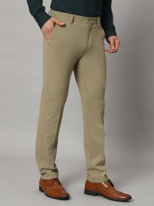 Contemporary Biege Stretch Pant