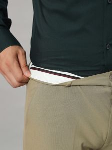 Contemporary Biege Stretch Pant
