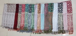 Ladies Printed Acrylic Shawl