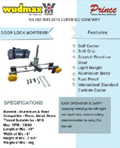 Door Lock Mortising Machine