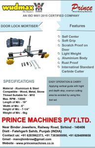 Door Lock Mortising Machine