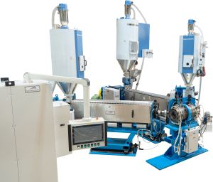 MVCC Triple Layer Extrusion Cross Head Line Machine