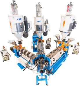Triple Layer Extruder Cable Making Machine