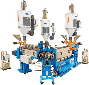 Triple Layer Extruder Cable Making Machine