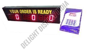 Food Counter Token Display System