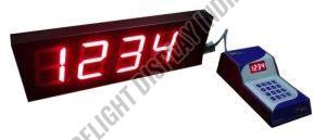 4 Digit Token Calling Display System