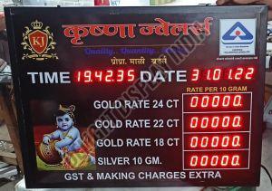 Jewellery Rate Display Board