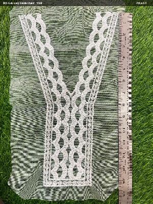White Embroidery Neck Patche