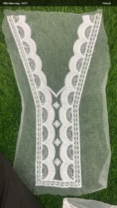 White Embroidery Neck Patche
