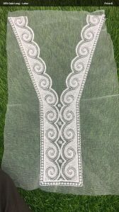 White Embroidery Neck Patche