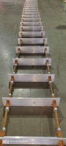 Marine Pilot Ladder Aluminium Clamped Wooden Steps IMPA 232003