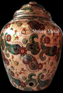 Printed Copper Matka