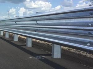 Metal Beam Crash Barrier Post