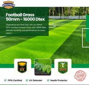 50mm Artificial Grass Football Turf