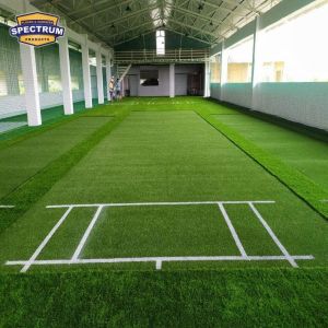 Green Artificial Cricket Pitch