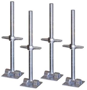 Mild Steel Silver Scaffold Screw Jacks