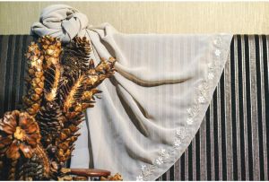 Women Embroider Chiffon Hijab