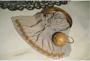 Party Wear Embroidered Women Georgette Hijab