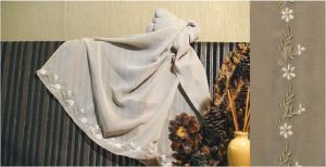 Women Embroider Chiffon Hijab