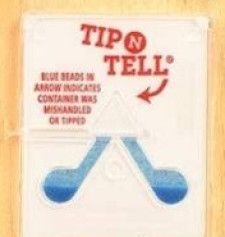 Tip N Tell Tilt Indicator White