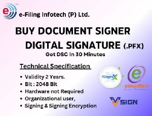Document Signer Digital Signature Certificate
