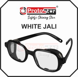 White Jali Safety Goggles