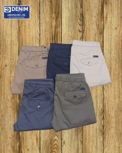 Mens Cotton Cargo Jogger Pant
