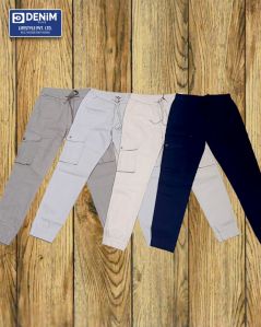 Mens Cotton Cargo Jogger Pant