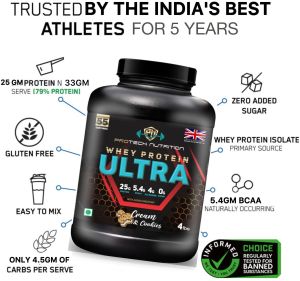 Protech Nutrition 4 Lbs Whey Protein Ultra Zero Sugar