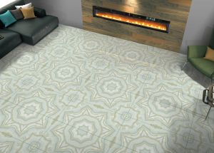 Elmaar Green Glossy PGVT Tiles
