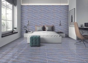 Endura Blue Glossy Glazed Vitrified Tiles