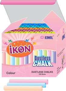 Ikon Multicolor Dustless Chalk