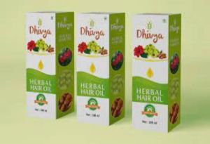 Hair Oil Packaging Box