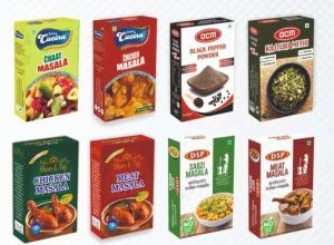 Spices Packaging Box