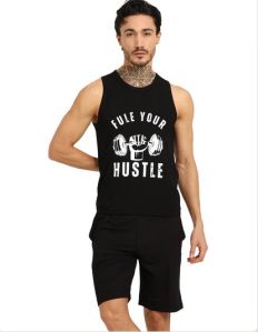 Men Bamboo Fabric Workout Gym Vest