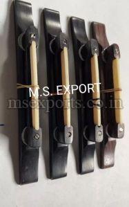Archtop Acoustic Guitar Bridge with Adjustable Thumbwheel