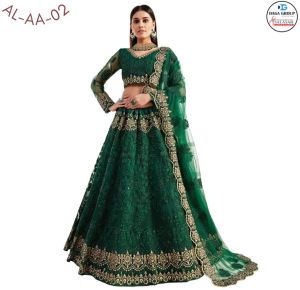 1007 A Designer Embroidered Lehenga