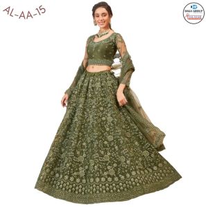 1075-A Designer Embroidered Lehenga