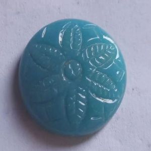 22mm Sky Blue Plastic Beads