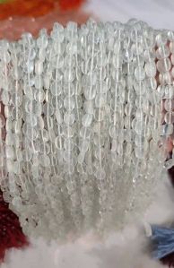 White Glass Beads