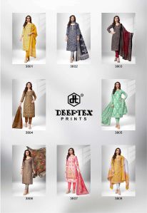 Deeptex Chief Guest Vol 38 Cotton Dress Material