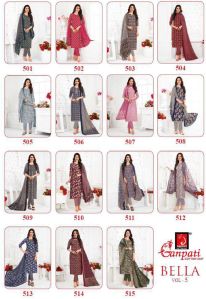 Ganpati Bella Vol 5 Kurti Pant Set