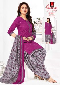 Ganpati Shaan E Hind Printed Cotton Suit