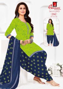 Ganpati Shaan E Hind Printed Cotton Suit